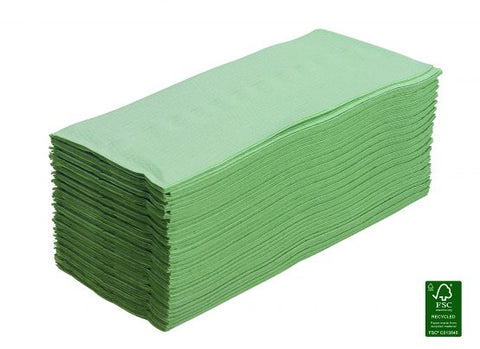 Hostess Hand Towels S Fold/Green/MED (24)