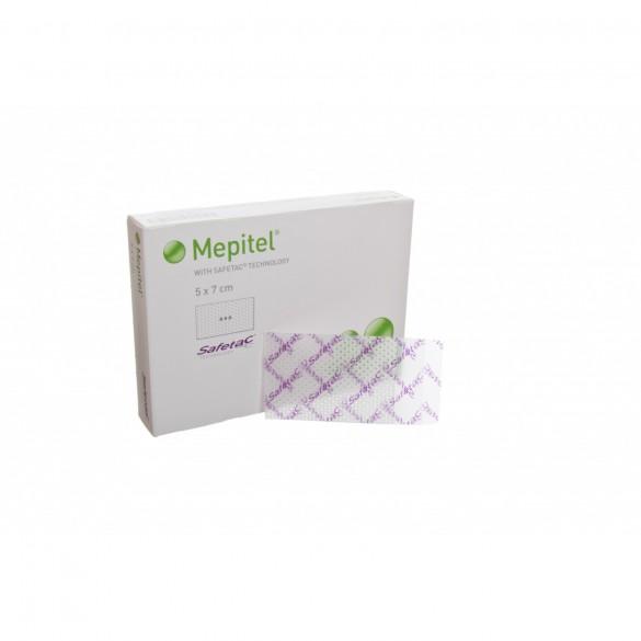 Mepitel Soft Silicone Wound Contact Layer with Safetac¨ Technology - 8x10cm Box of 5