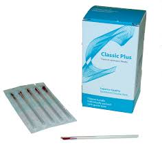 Acupuncture Needle Classic Plus 25mm x 0.20mm Box 100