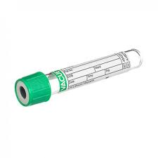 VACUETTE® Tube, LH, 2ml, 13x75mm, Green/White, Sterile - Pack Of 50
