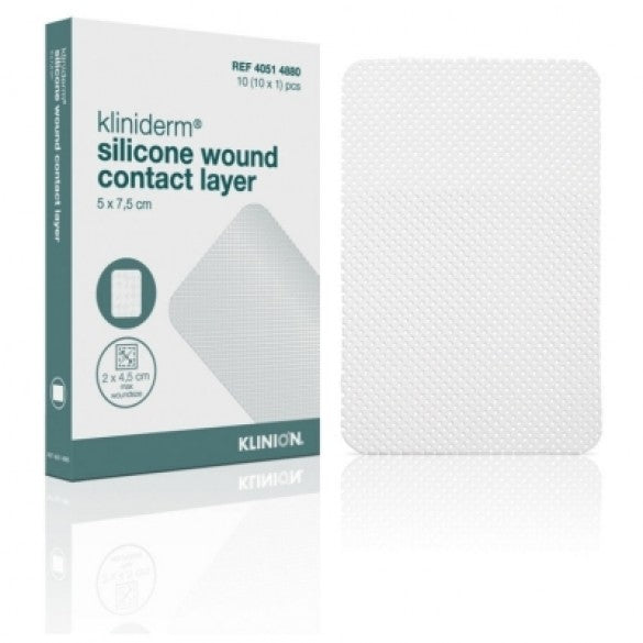 Kliniderm Foam Silicone 12.5cm x 12.5cm Dressing pack of 5