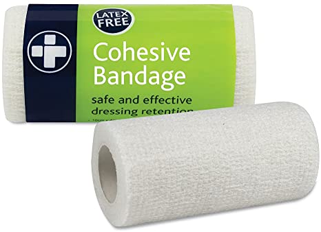 Cohesive Bandage - Latex Free White 10cm x 4m