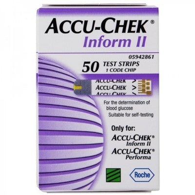 Accu-Chek Inform II Test Strips (Box of 50)