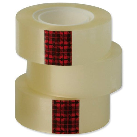 3M Scotch Easy Tear Clear Tape 24mm x33m pack of 6