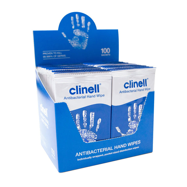 Clinell Antibacterial Hand Wipes 200 Pack