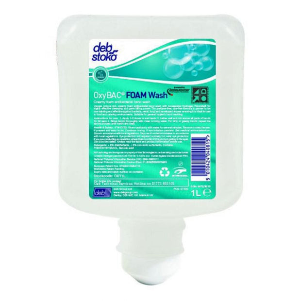 Deb OxyBac Antimicrobial Foam 1 Litre Cartridge