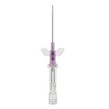 Introcan Safety-W Pur 20g, 1.1 x 32mm IV Catheter with Fixation Wings x 50