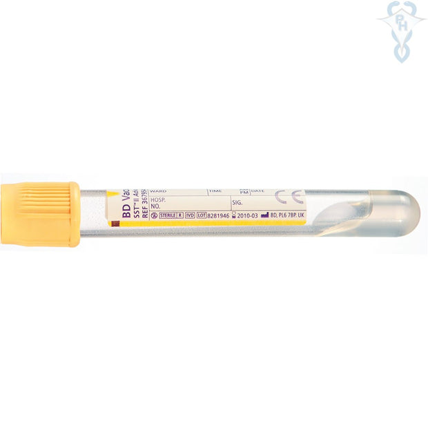 BD Vacutainer SST Advance Blood collection tube 5ml x 100 (13 x 100mm)