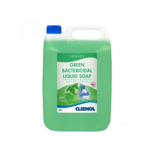 Senses Green Bactericidal Liquid Soap - Triclosan Free - 5l