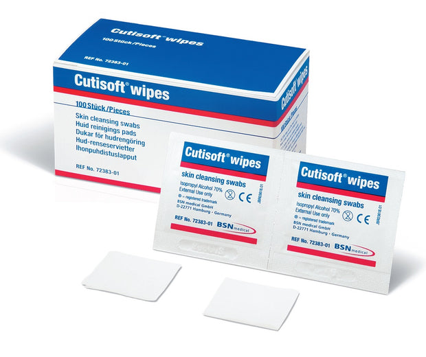 Cutisoft Pre Injection Wipes - Pack of 100
