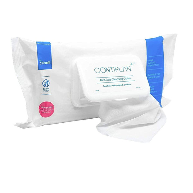 Clinell Continence Care Wipes - Pack of 8