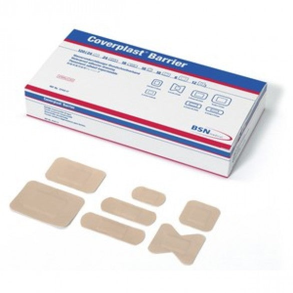 Coverplast Barrier First Aid Fingertip Dressing 5.0cm x 4.4cm Patch x 50