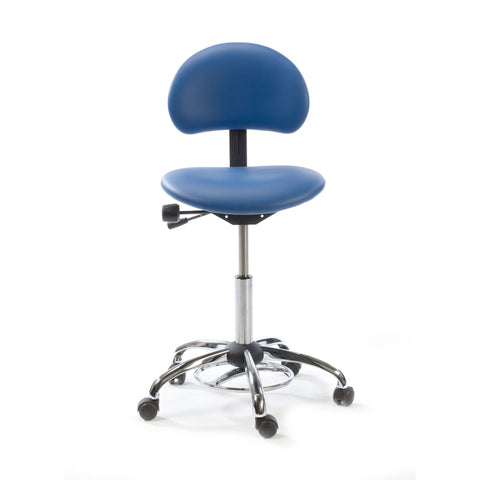 Premium Harris Clinic Chair - Standard - Height Range 48-64cm - ATLANTIC BLUE