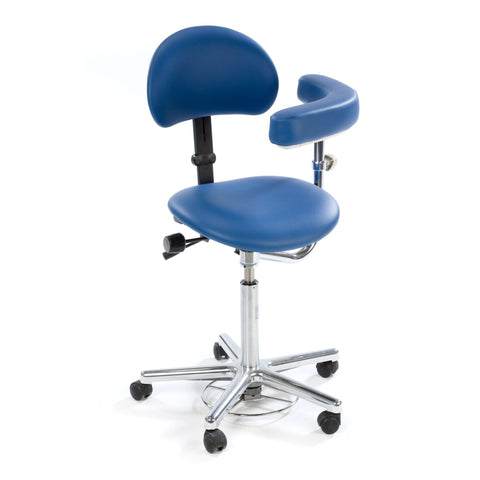 Harris Clinic Chair - High Model - Height Range 54-68cm - ATLANTIC BLUE