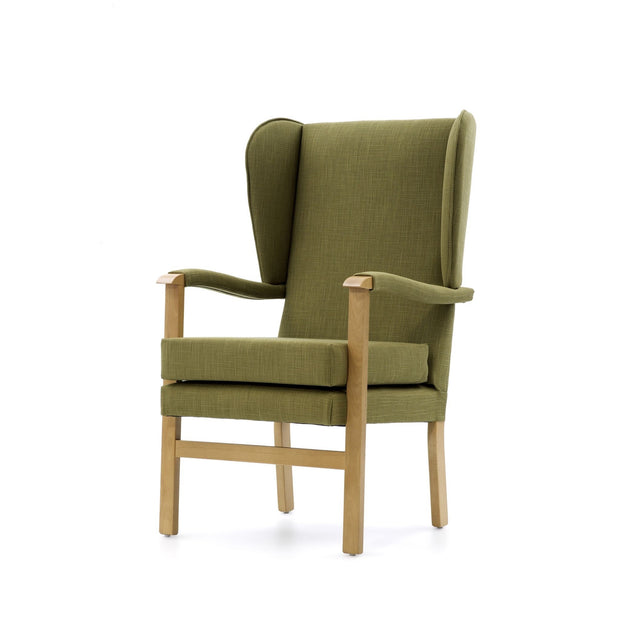 Kingston Lounge Chair with Wings and Arm Pads
