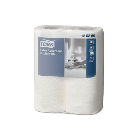 Tork Extra Absorbent Kitchen Roll 2Ply - 120269 - 23cm x 15.4m