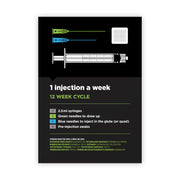 Steroid 12 Week Cycle Kit | 1 Injection a Week | 12 Syringes - Pack of 10