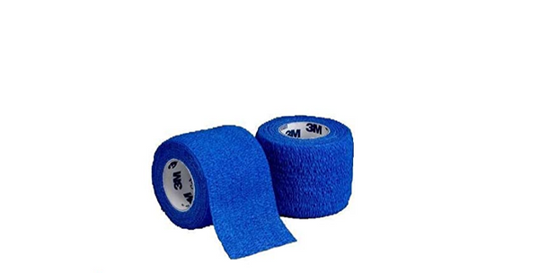 3M Coban Self-Adherent Bandage x 30 - Blue - 2.5cm x 4.5m
