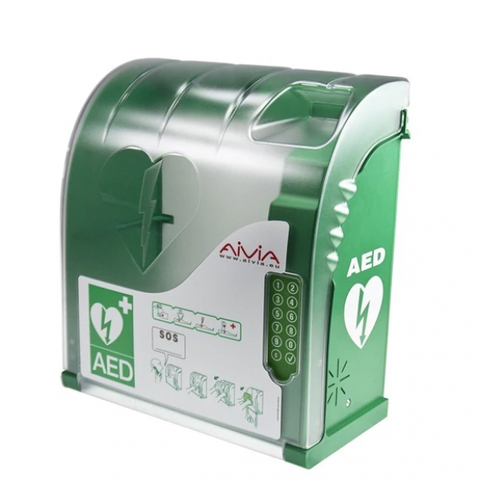 Avia 210 Defibrillator Cabinet with Audible Alarm & Heating