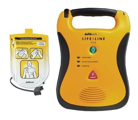 Lifeline AED Semi Automatic Defibrillator - 5 Year Battery