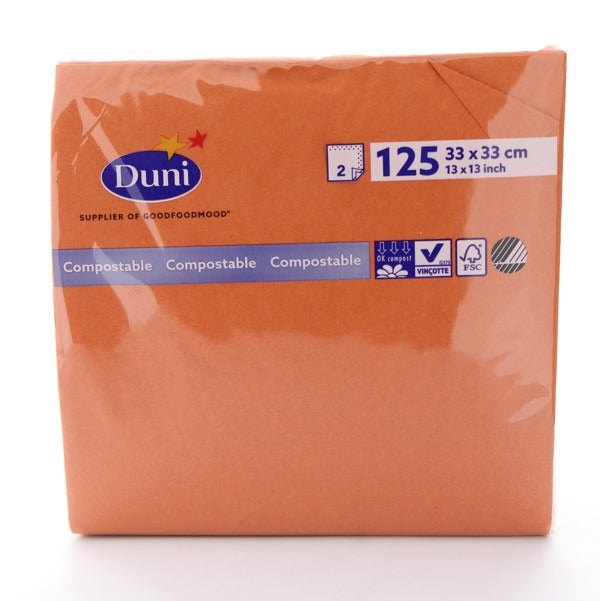 Duni Mandarin Tissue Napkin (33cm / 2ply) for 2000