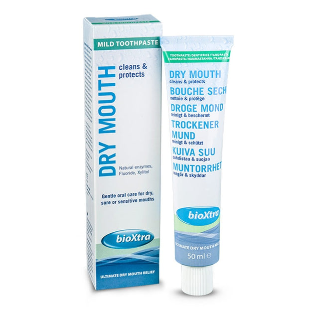 bioXtra Dry Mouth Mild Toothpaste (50ml)