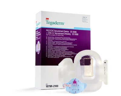 Tegaderm CHG Securement System 10.5x15.5cm - Pack of 80