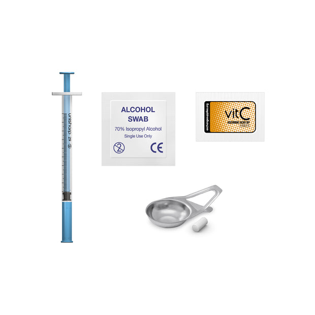 Single Injection Kit With a (Vit C) Sachet - Pack of 100