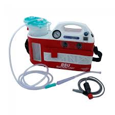Emergency Portable Suction Unit with Disposable Liner