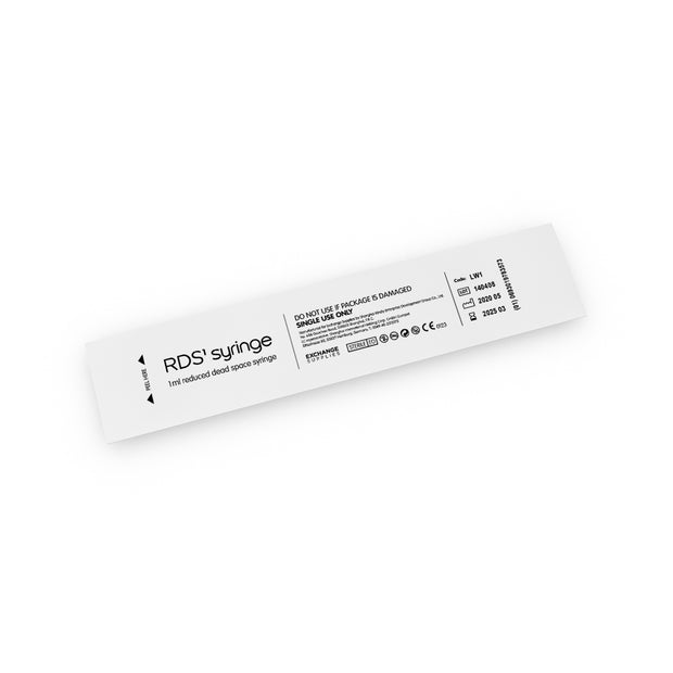 1ml Reduced Dead Space Syringe Barrel - Pack of 100