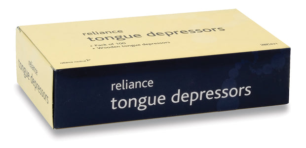 Reliance Wooden Tongue Depressor x 100