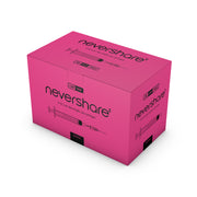 2ml Nevershare Syringe: Pink (Luer Slip) - Pack of 100