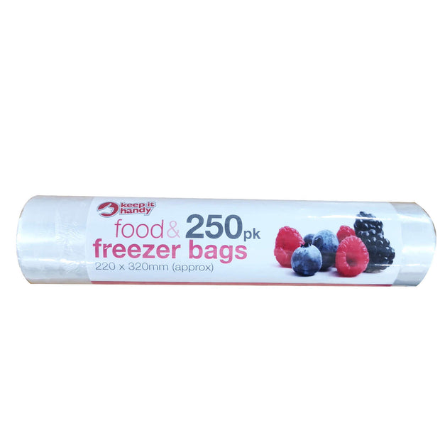 Food and Freezer Bags 250 Pack