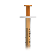 Unisharp 1ml 27G Fixed Needle Syringe: Orange - Pack Of 100