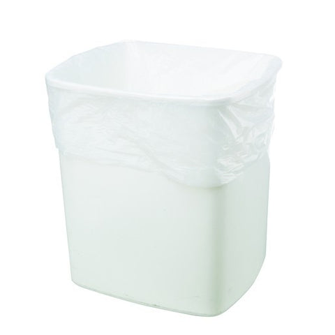 Premier Polythene Pedal Bin Liner Bags - White x 1000