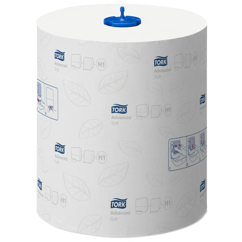 Tork Matic Soft Hand Towel Roll Advanced White 2 Ply - 290067 - Case of 6 Rolls - 21cm x 150m