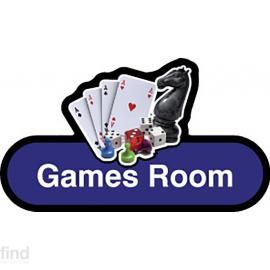 Find Signage Dementia Games Room Sign