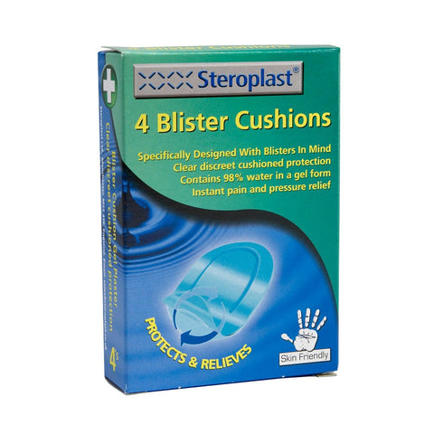 Steroplast Hydrocolloid Blister Cushion Gel Plasters x 4 (CR001)