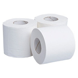 White 2Ply 320 Sheet Toilet Rolls x36 Compostable