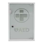 AED Metal Wall Cabinet (UNALARMED) with glass door,Lockable(Large)460x300x120mm