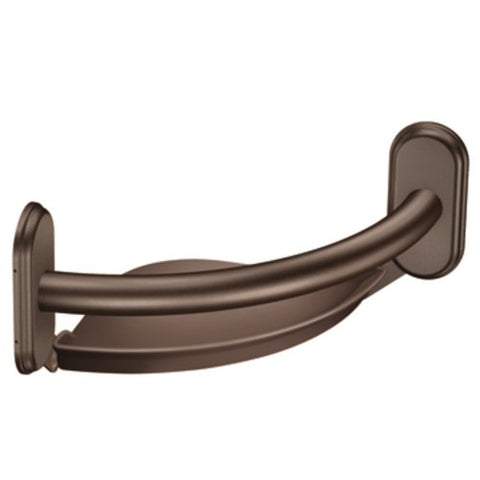 Moen Designer Grab Bar with Integrated Corner Shelf