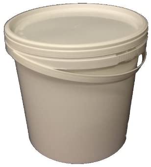 Bucket With Lid, 5 litres, Plastic - Pack of 5