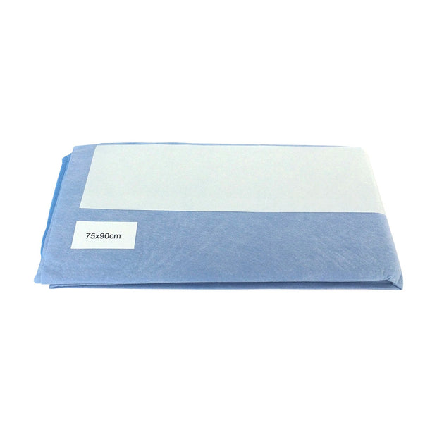 Adhesive Closed Utility Drape 3 PLY- 75cm x 90cm - Pack of 56