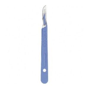 Swann Morton SM0525 Sterile Disposable Surgical Scalpels with Polystyrene Handle No.E/11 Blade - Pack of 10