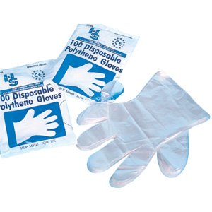 Disposable Polythene Gloves (Pack of 100)