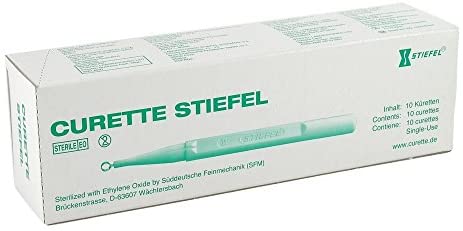 Stiefel Ring Curette Size: 4mm x 10