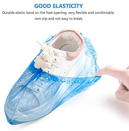 Disposable Shoe Covers for Medical Protection 100 Pack (50 Pairs)