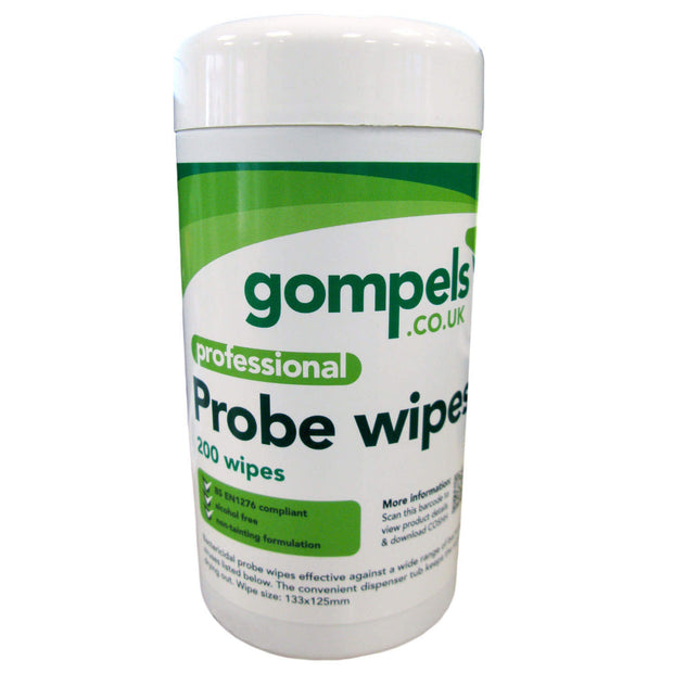 Sanell Probe Wipes Tub 200 Pack