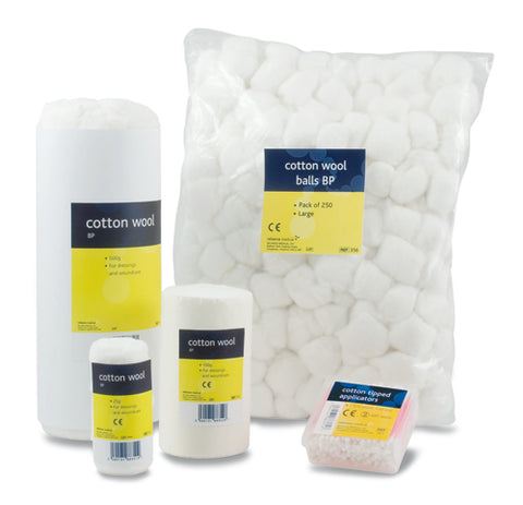 Sterile BP Grade Cotton Wool Balls (Pack of 5)