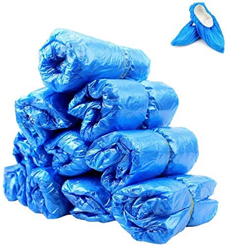 Disposable Shoe Covers for Medical Protection 100 Pack (50 Pairs)